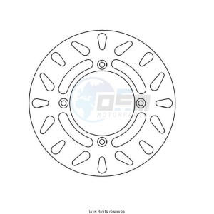 Product image: Sifam - DIS1225W - Brake Disc Yamaha Ø190x100x84  Mounting holes 4xØ6,5 Disk Thickness 3 