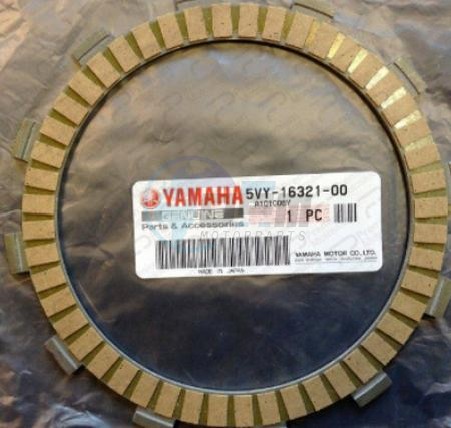 Product image: Yamaha - 5VY163210000 - PLATE, FRICTION  0