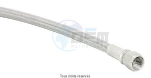 Product image: Goodridge - GDB450C - Hose 450mm - Brake, Pre pressed with transparent lining   