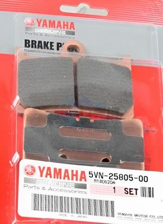 Product image: Yamaha - 5VN258050000 - BRAKE PAD KIT  0