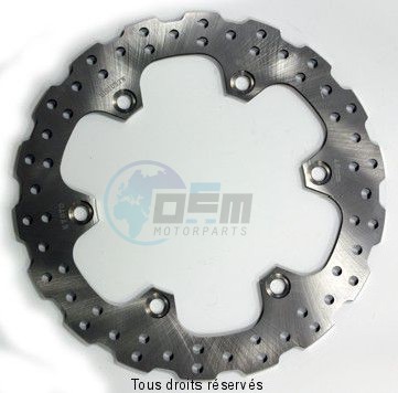Product image: Sifam - DIS1053W - Brake Disc Honda Ø256x166x144,4  Mounting holes 6xØ10,6 Disk Thickness 5  0