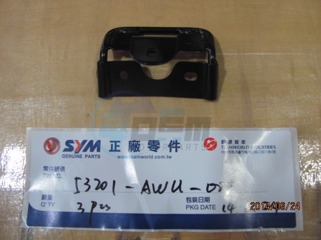 Product image: Sym - 53201-AWU-000 - METER VISOR STAY  0