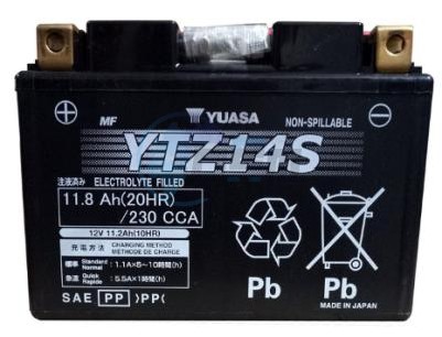 Product image: Yamaha - 2D1821000000 - BATTERY (YTZ14S)  0