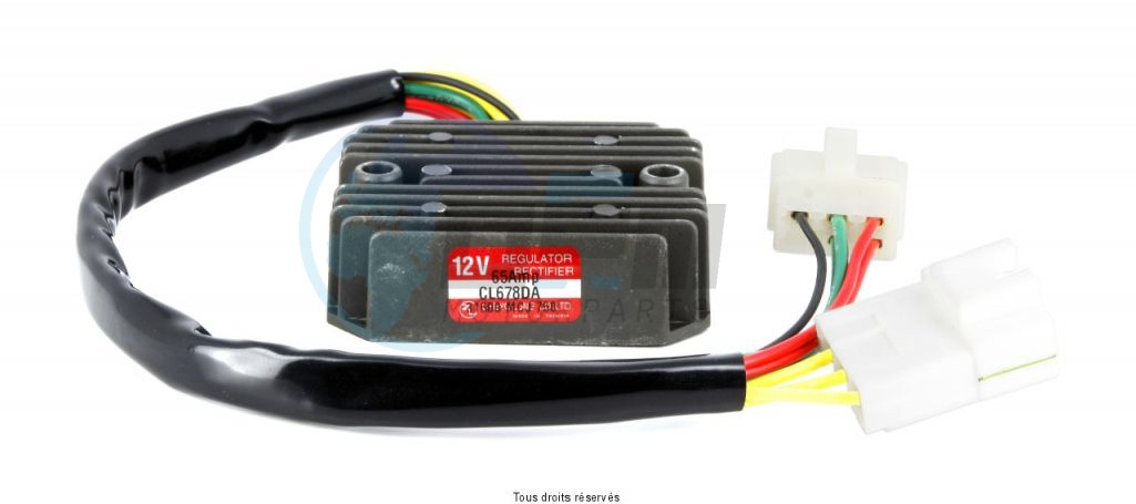 Product image: Kyoto - IND190 - Voltage Regulator Honda 954 RR 12V - Three-phase 8 connectors   0