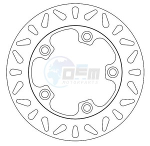 Product image: Ferodo - FMD0417R - Brake disc fixed SYM - Approval TÜV 