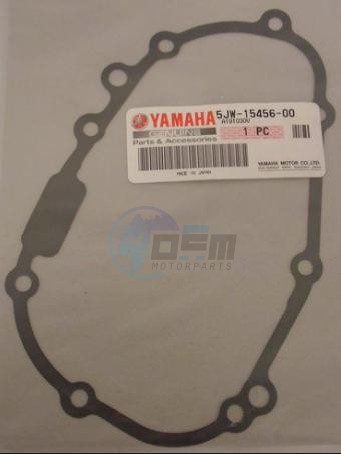 Product image: Yamaha - 5JW154560000 - GASKET OIL PUMP COVER 1   0