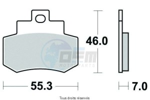 Product image: Sifam - S1117N - Brake Pad Sifam Sinter Metal   S1117N 