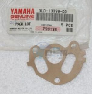 Product image: Yamaha - 3LD133390000 - GASKET, PUMP COVER  0