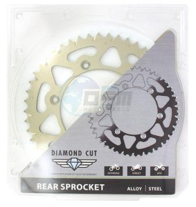 Product image: Esjot - 51-13025-46 - Chainwheel Alu TT KTM - 420 - 46 Teeth - Made in Germany 