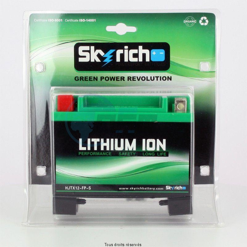 Product image: Skyrich - 612120 - Battery YTX12-BS / HJTX12(L)FP-S L 150mm  W 86mm  H 91mm with filler rings  H110 , H125 , H 132  2