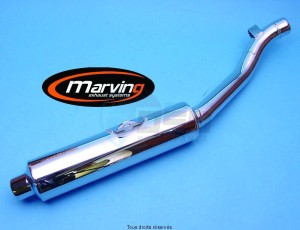 Product image: Marving - 01S2141 - Silencer  Rond RF 600 R 93/95 Approved Rond Ø114 Black  