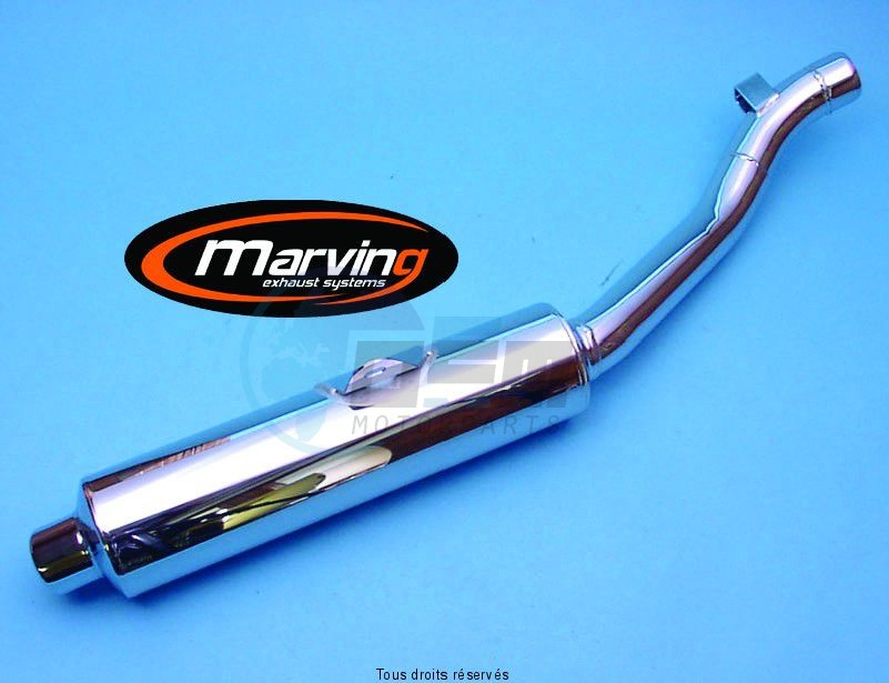 Product image: Marving - 01S2141 - Silencer  Rond RF 600 R 93/95 Approved Rond Ø114 Black   0
