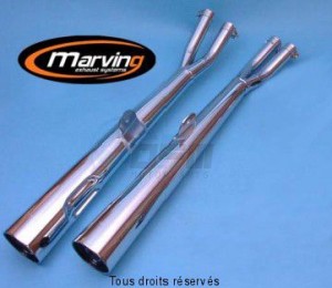 Product image: Marving - 01S2107 - Silencer  MARVI GS 850 79 (Cardan) Approved - Sold as 1 pair Chrome  