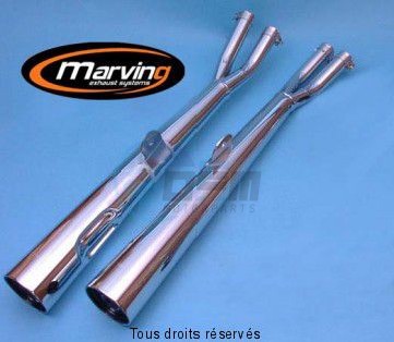 Product image: Marving - 01S2107 - Silencer  MARVI GS 850 79 (Cardan) Approved - Sold as 1 pair Chrome   0