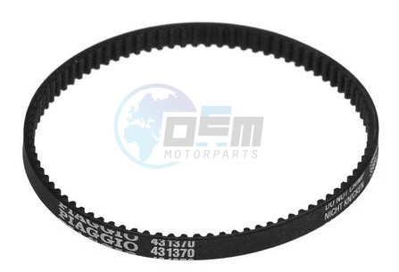 Product image: Piaggio - 431370 - THOOTED BELT  1