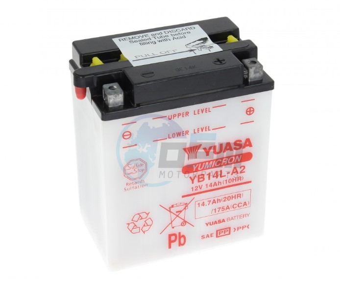 Product image: Piaggio - 584033 - Yuasa YB14L-A2  0