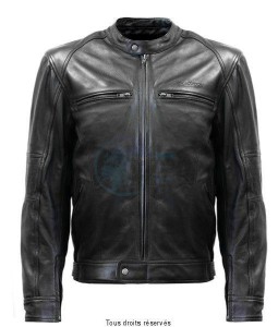 Product image: S-Line - VESTLEAM13 - Jacket Leather Man Size M Shoulder-Elbow and Back Protectors CE <br/> Ep Leather 1.2 mm 