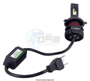 Product image: Sifam - PLA7032 - Bulb H4 LED + converter Code and Code/Light unit 30w - 2200/2600 Lumens 