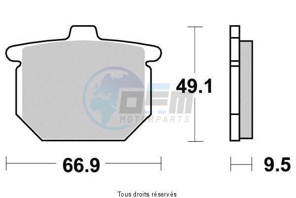 Product image: Sifam - S1027AN - Brake Pad Sifam Sinter Metal   S1027AN  0