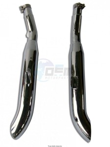 Product image: Marving - 01KCP08 - Silencer  LEGEND EN 500 Not Approved for 1 pair Turn Out Chrome  