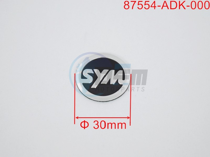 Product image: Sym - 87554-ADK-000 - SYM LOGO ( 30 AL )  0