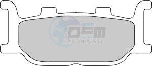 Product image: Ferodo - FDB2003SM - Brakepad Sinter metal Sinter Grip Maxi Scooter 