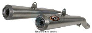 Product image: Marving - 01URS38IX - Silencer  Universal RACING STEEL 38 Not Approved- Sold Individually Ø32-35-38 Steel Inoxydable  