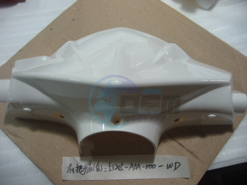 Product image: Sym - 53205-AAA-000-WD - HANDLEBAR COVER WHITE WH8081P  0