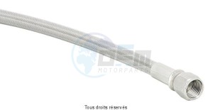 Product image: Goodridge - GDB650C - Hose 650mm - Brake, Pre pressed with transparent lining   