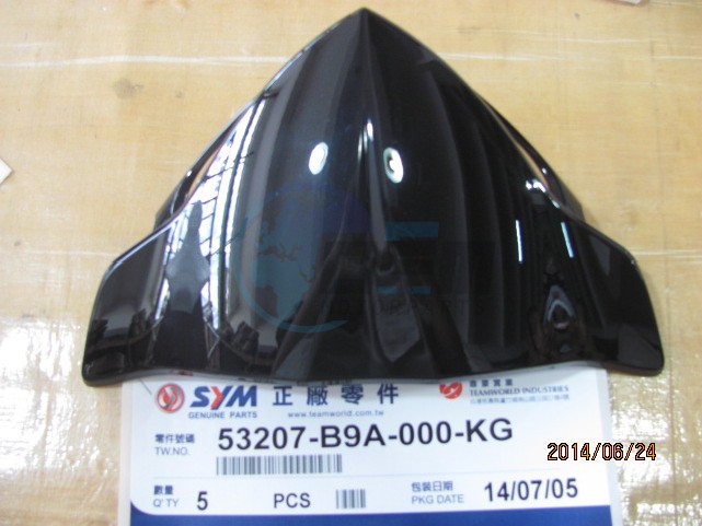 Product image: Sym - 53207-B9A-000-KG - METER VISOR A BK-5560S  0