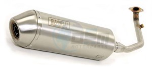Product image: Giannelli - 52608IPR - Exhaust damper PANTHEON 125 2003/2007 - PANTHEON 150 2003/2007 Complete exhaust G4 