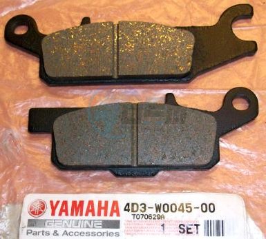 Product image: Yamaha - 4D3W00450000 - BRAKE PAD KIT  0