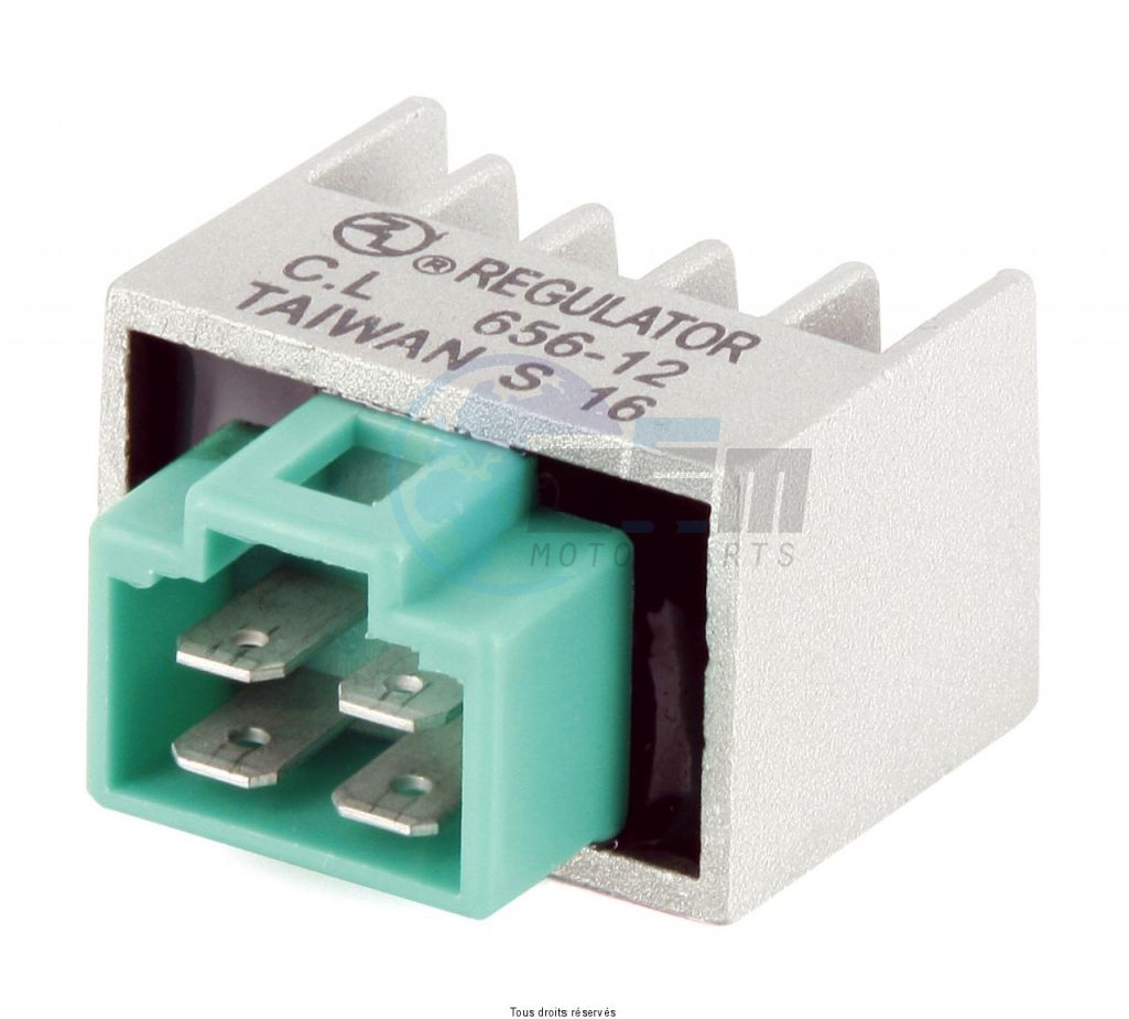 Product image: Kyoto - IND173 - Voltage Regulator MBK-Yamaha 12V - Three-phase 4 connectors   0