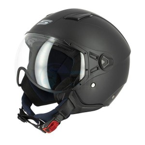 Product image: S-Line - DMJ1F1004 - Helmet Jet S779 LEOV - Black Mat - Size L 