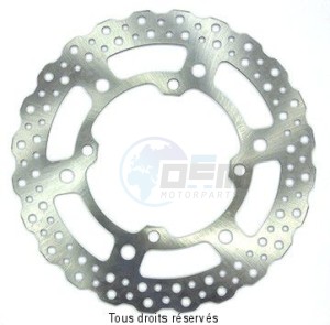 Product image: Sifam - DIS1325W - Brake Disc Kx 125/250 06- Ø250.5x126x109 Mounting holes s4Ø9.5 ep3.2 