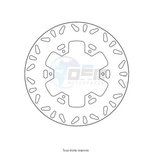 Product image: Sifam - DIS1220 - Brake Disc Yamaha Ø267x134x118  Mounting holes 6xØ6,5 Disk Thickness 4 