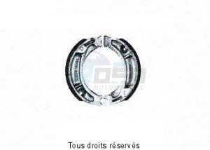 Product image: Sifam - KB126 - Brake shoes Ø109.5 X L 25mm 
