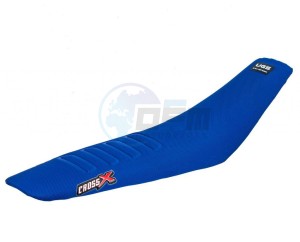 Product image: Crossx - UFM712-1BL - Saddle Cover HUSABERG TE 125 250 300 -12 2 STROKE UGS WAVE BLUE (UFM712-1BL) 