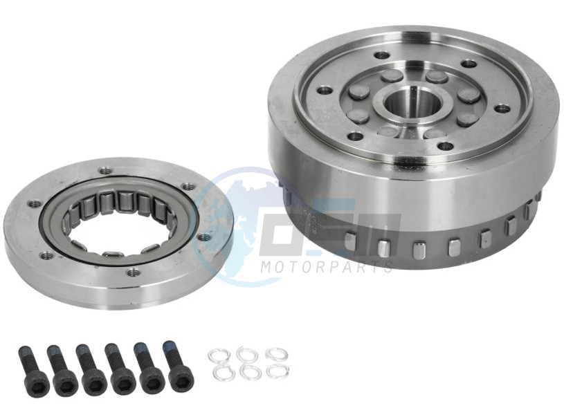 Product image: Piaggio - 58226R - ASSEMBLY ROTOR CLAM CLUTCH  0