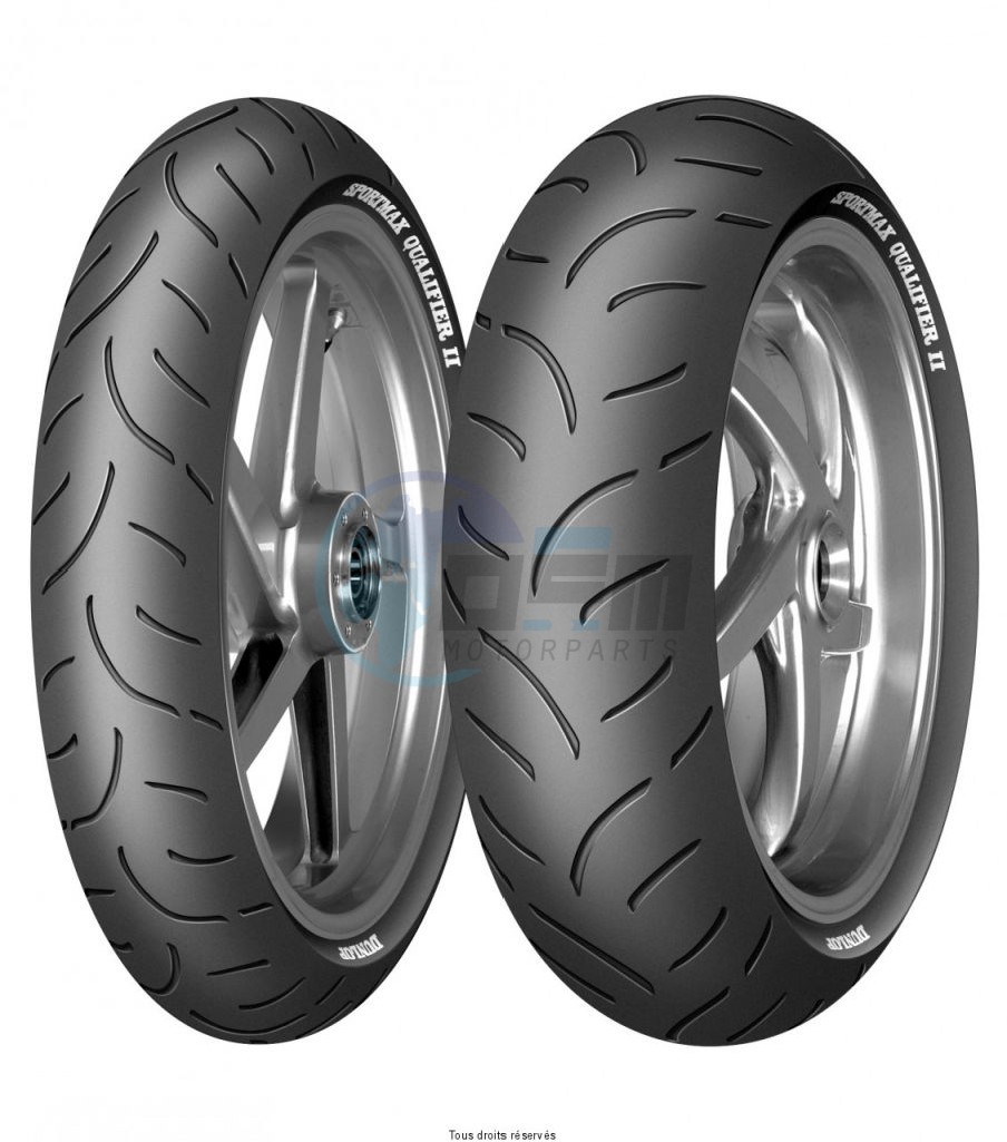 Product image: Dunlop - DUN624784 - Tyre   190/50-17 73W TL Rear SPORTMAX QUALIFIER 2  0