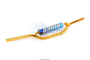 Product image: Sifam - GUIMT34-6G - Handlebar Honda Gold T6 + Handlebar Length: 800mm/Height: 70mm Ø : 22,2mm + Handlebar pad 