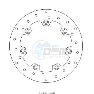 Product image: Sifam - DIS1096 - Brake Disc Kawasaki Ø270x150x130  Mounting holes 7xØ10,5 Disk Thickness 4 