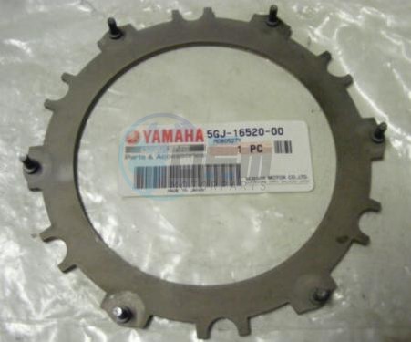Product image: Yamaha - 5GJ165200000 - PLATE, THRUST WEIGHT  0