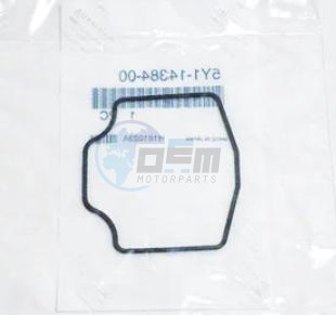 Product image: Yamaha - 5Y1143840000 - GASKET, FLOAT CHAMBER  0