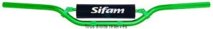 Product image: Sifam - GUIMT39-3 - Handlebar Green  with Bar Length 796mm  Height 89 mm diam : 22,2mm  with mousse 