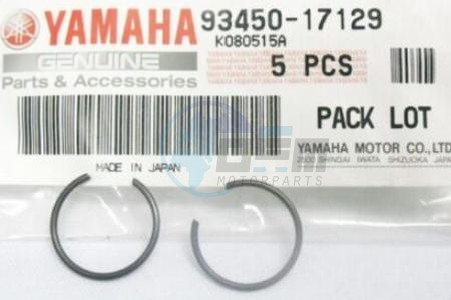 Product image: Yamaha - 934501712900 - CIRCLIP  0