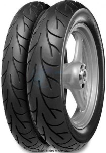 Product image: Continental - CNT0240026 - Tyre   90/90-18  CONTIGO 51H TL Front 