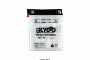 Product image: Kyoto - 712149 - Battery Yb14-a2 L 135mm  W 91mm  H 167mm 12v 14ah Acid 0,87l 