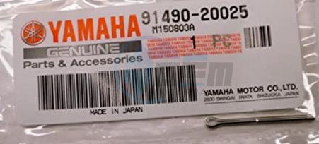 Product image: Yamaha - 914902002500 - PIN, COTTER  0