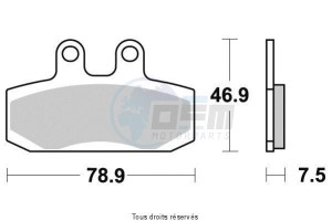 Product image: Sifam - VD152JL - Brake Pad Vesrah Sinter Metal      VD152JL 